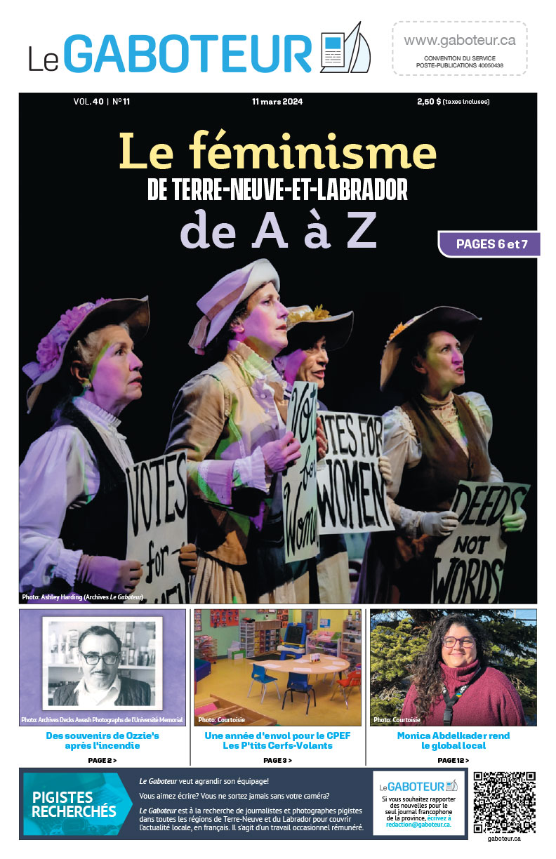 La couverture du journal Le Gaboteur du 11 mars 2024